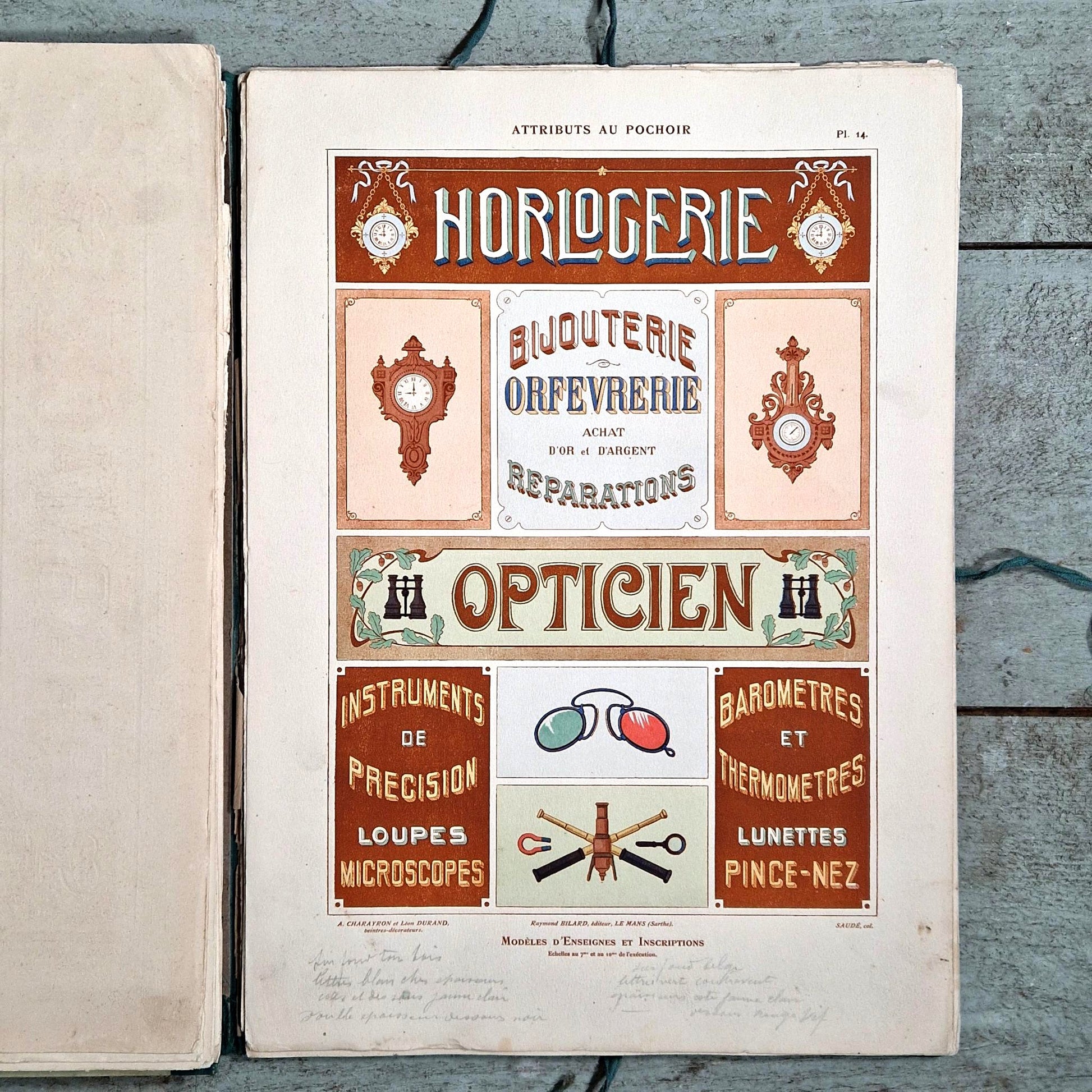 typographie ancienne enseignes france