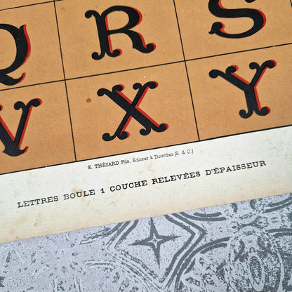 typographie volumetrique ancienne