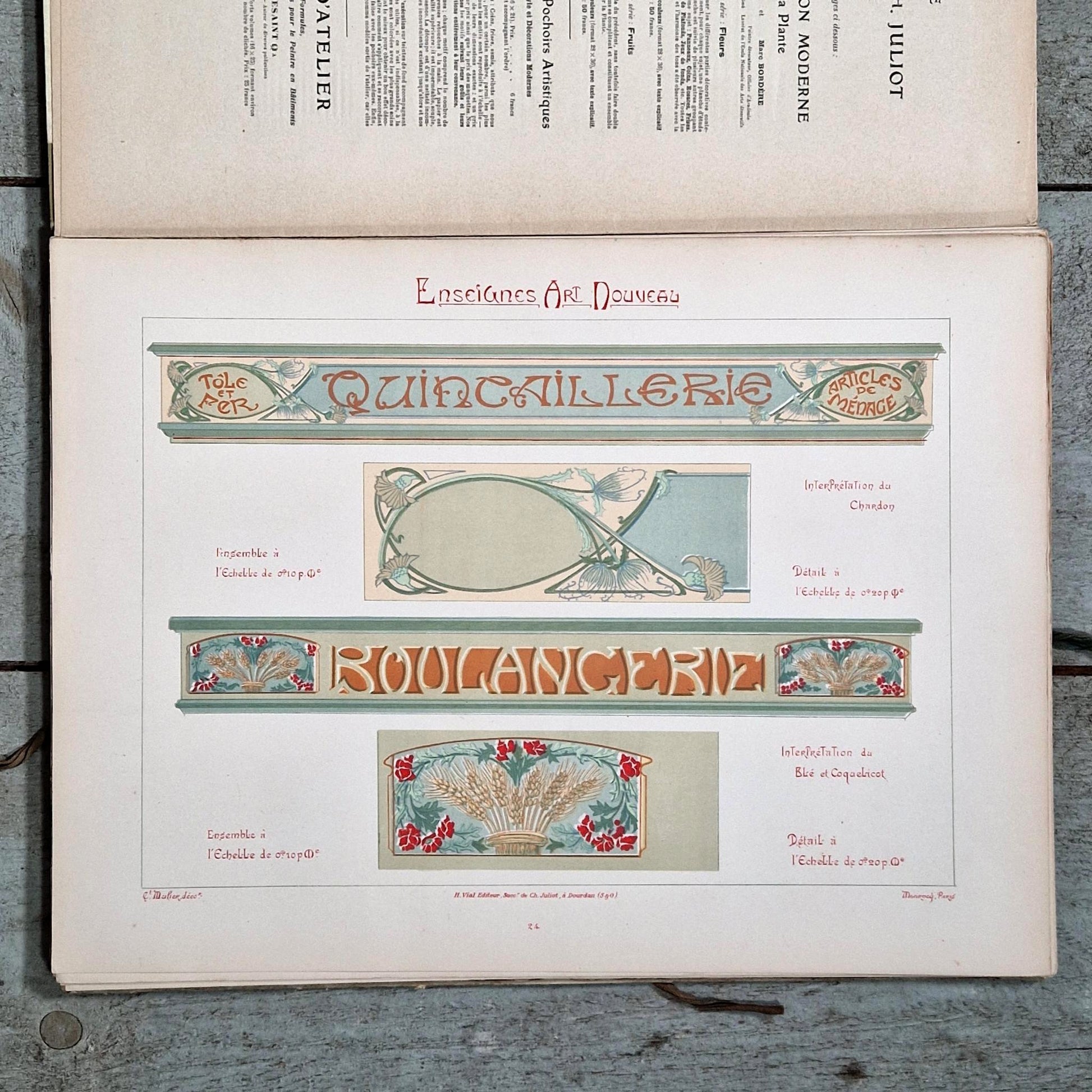 typography portfolio belle epoque