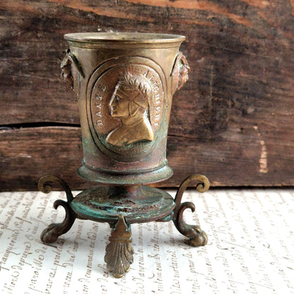 vase infernal dante bronze