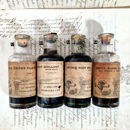 vernis noir blond chene ancien