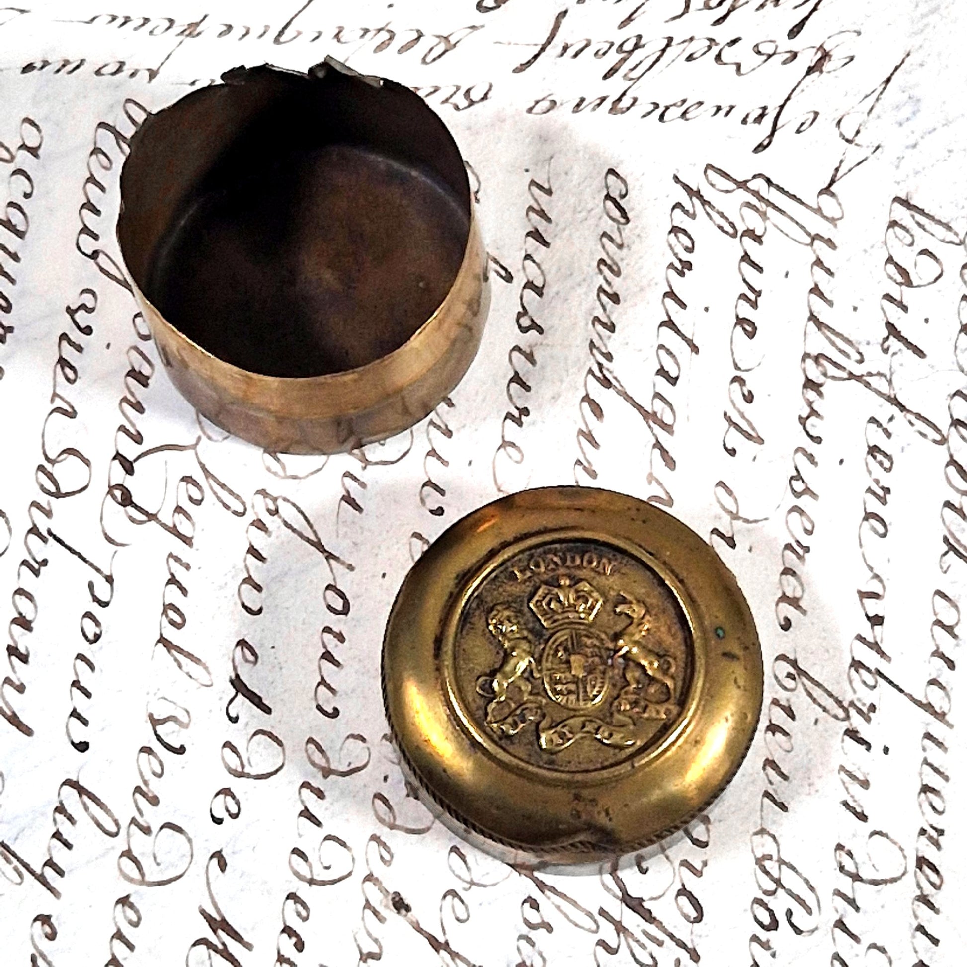 victorian writing box royal coat of arms