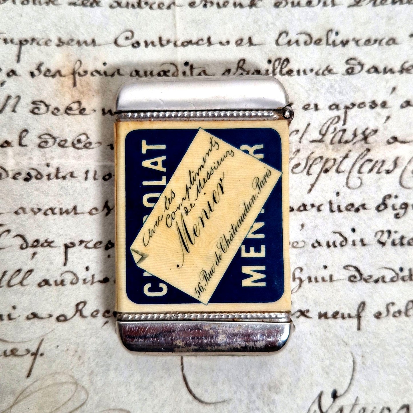 vintage Menier chocolate advertising item