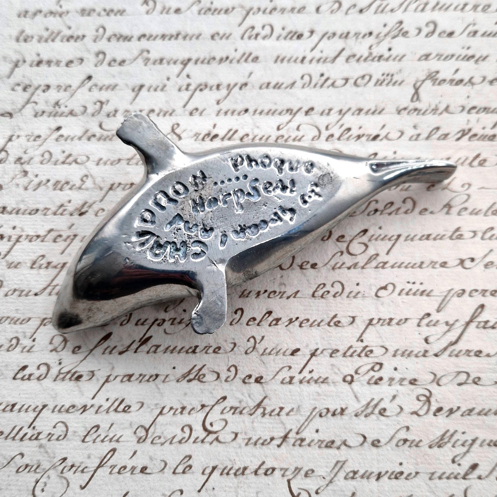 vintage animal metal paperweight