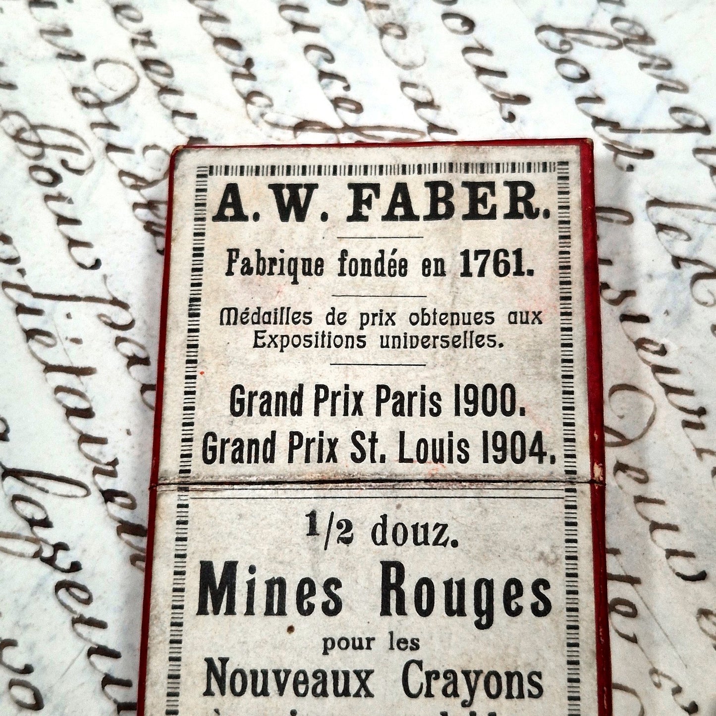 vintage aw  faber pencil refills 1900