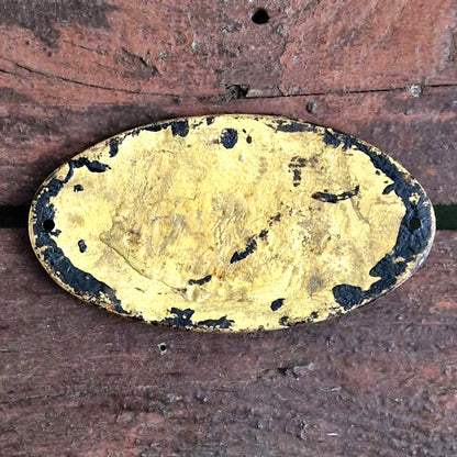 vintage brass doorplate garage