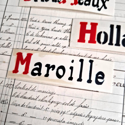 vintage cheese label carré de l'est