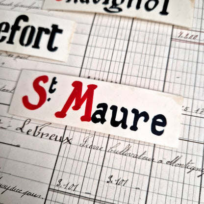 vintage cheese sign camembert