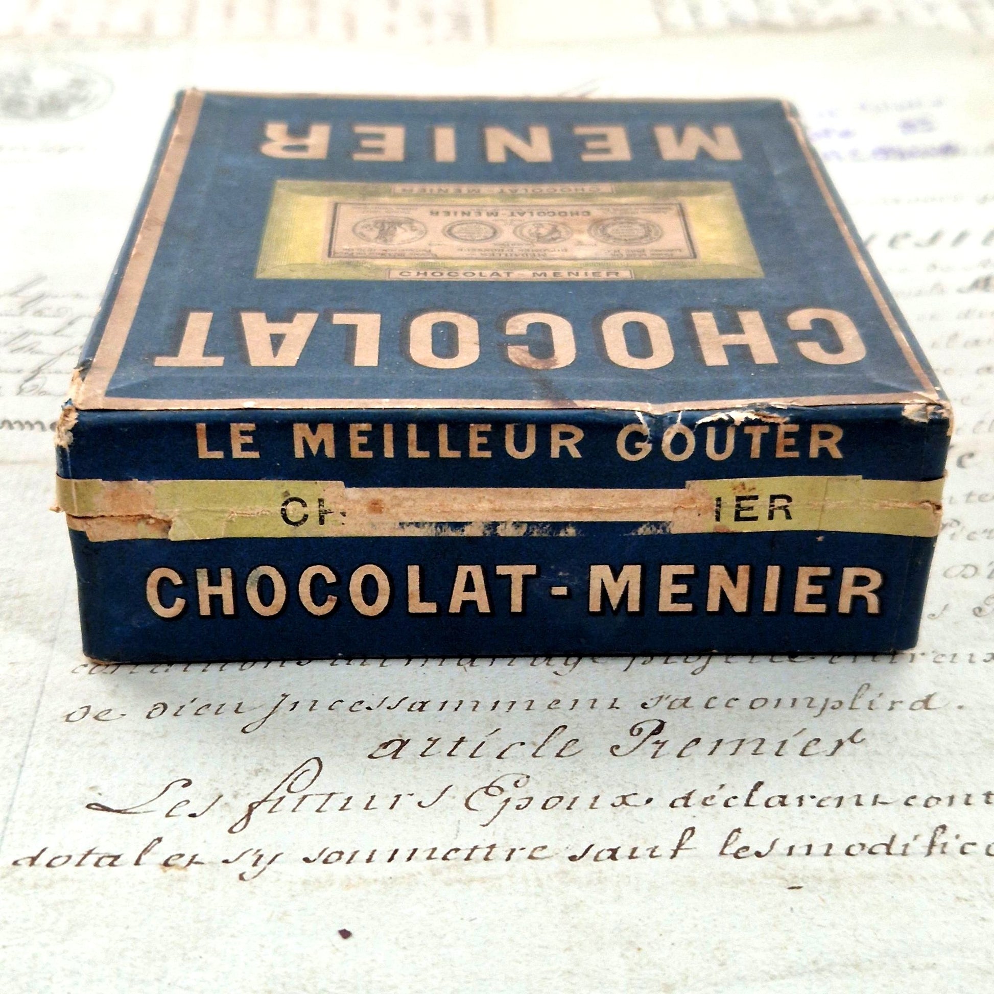 vintage chocolate box menier france