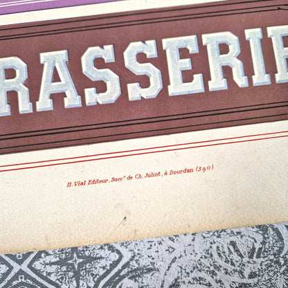 vintage commercial lettering