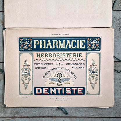 vintage commercial signage book