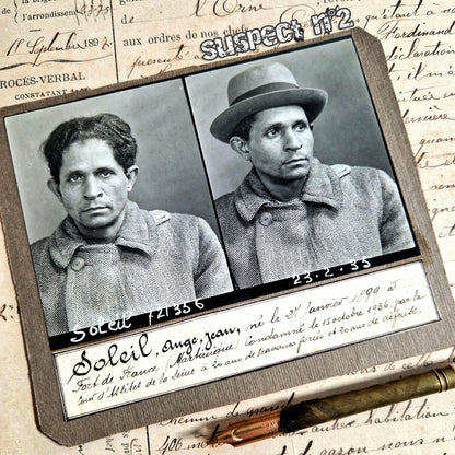 vintage criminal mugshots france 1920s