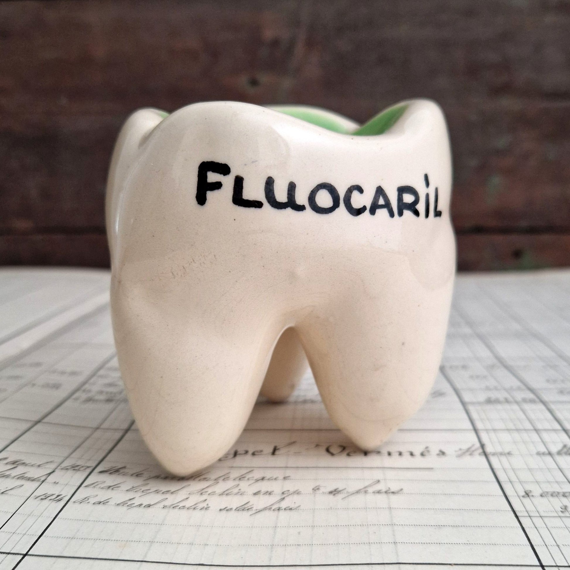 vintage dental advertising object