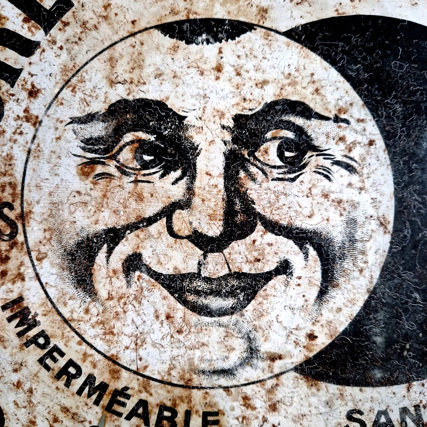 vintage eclipse polish tin sign