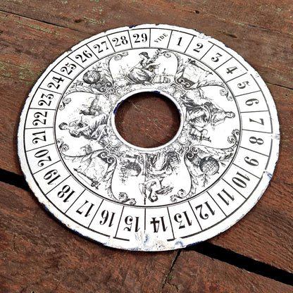 vintage enamel plate cigarette dispenser