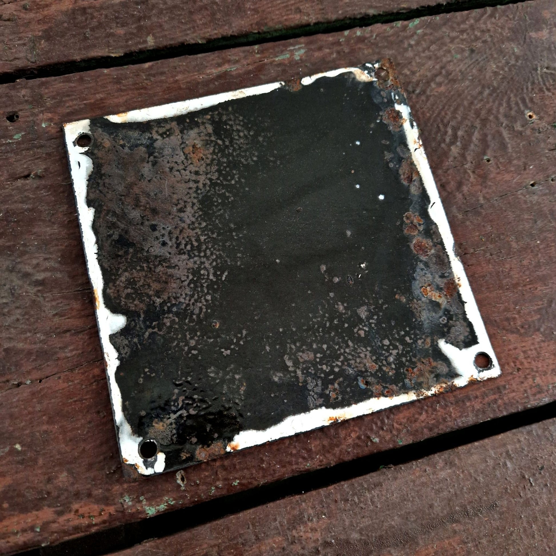 vintage enamel sign danger 33000v