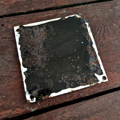 vintage enamel sign danger 33000v