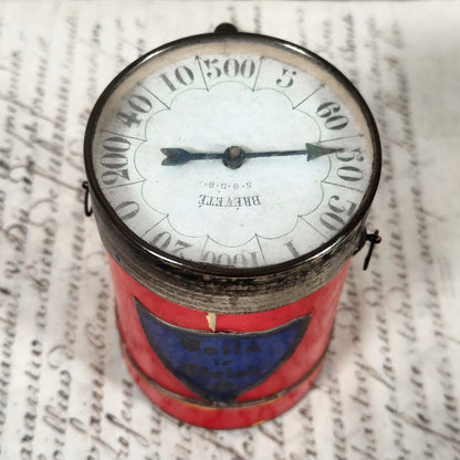 vintage fairground tin box fournier beaune