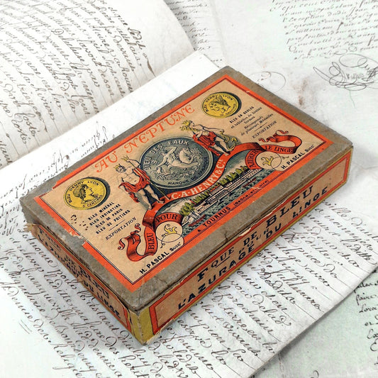 vintage french advertising box henry tournus