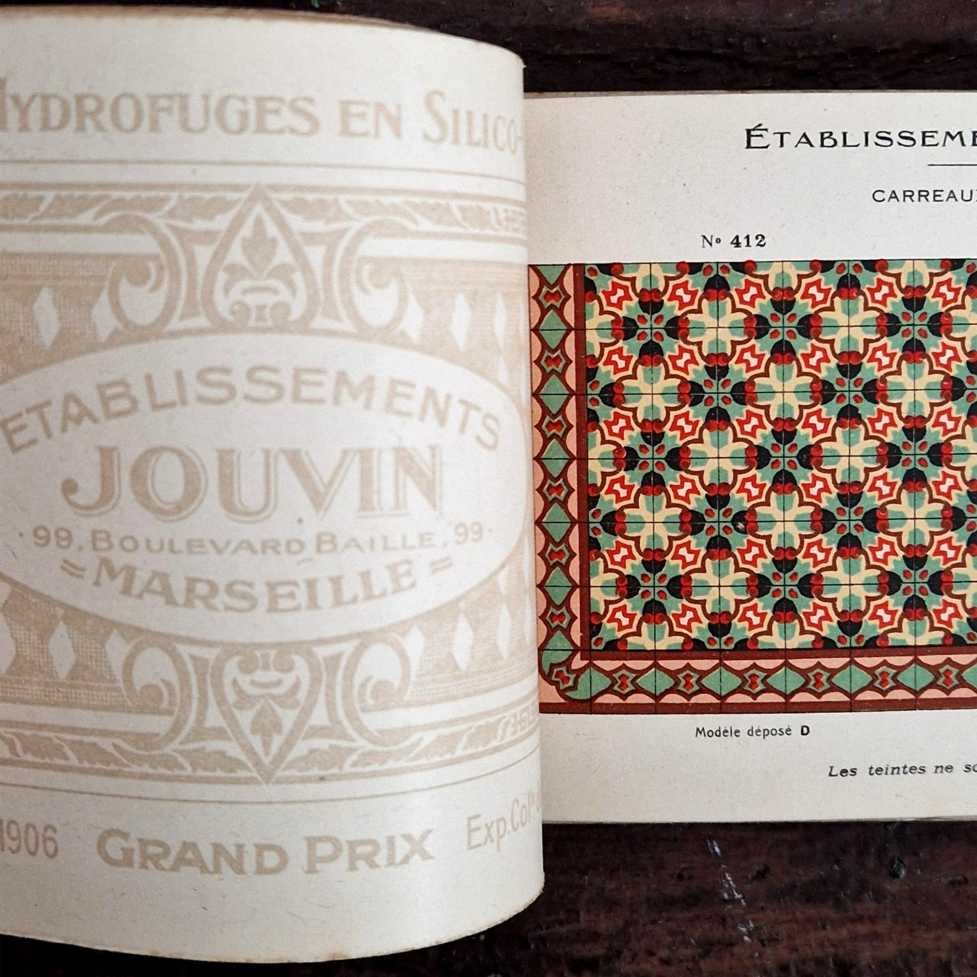 vintage french cement tile collection