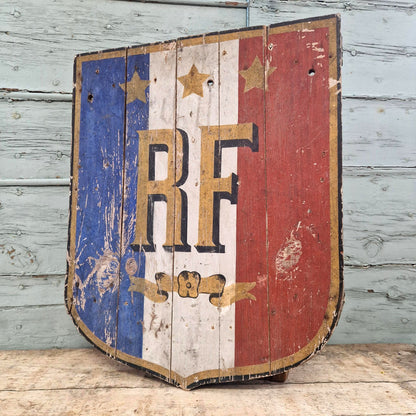 vintage french patriotic sign