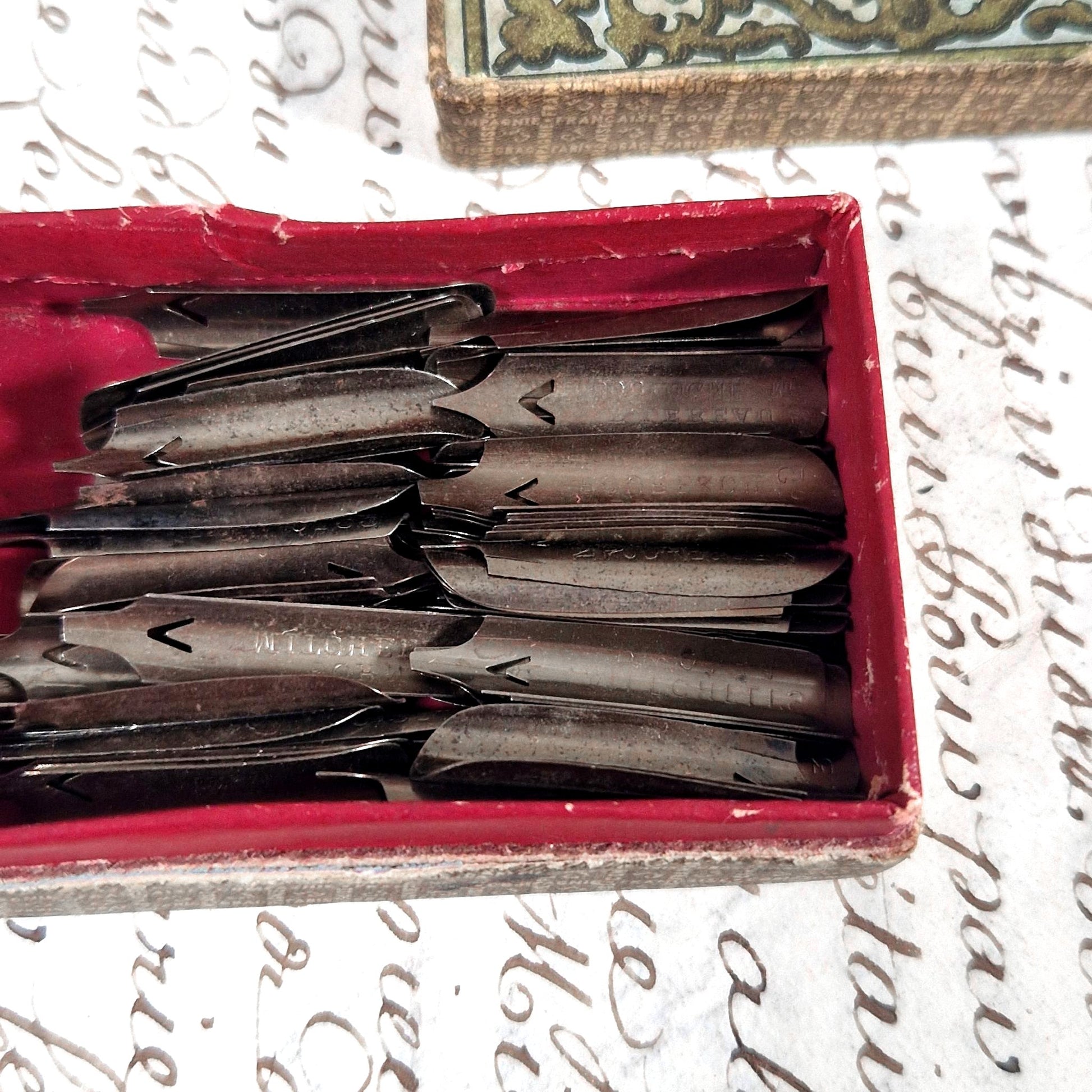 vintage french school writing box