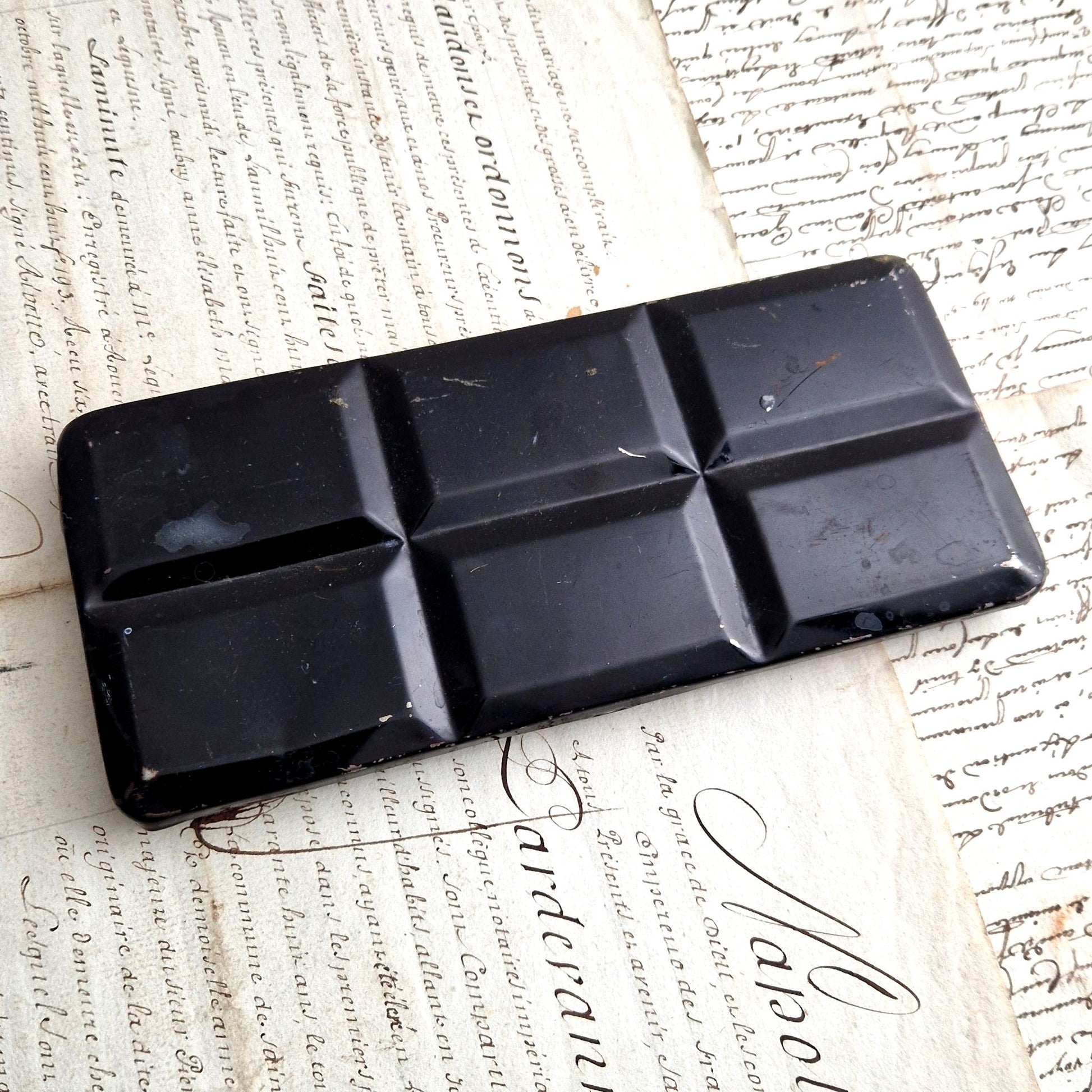 vintage french watercolor set palette