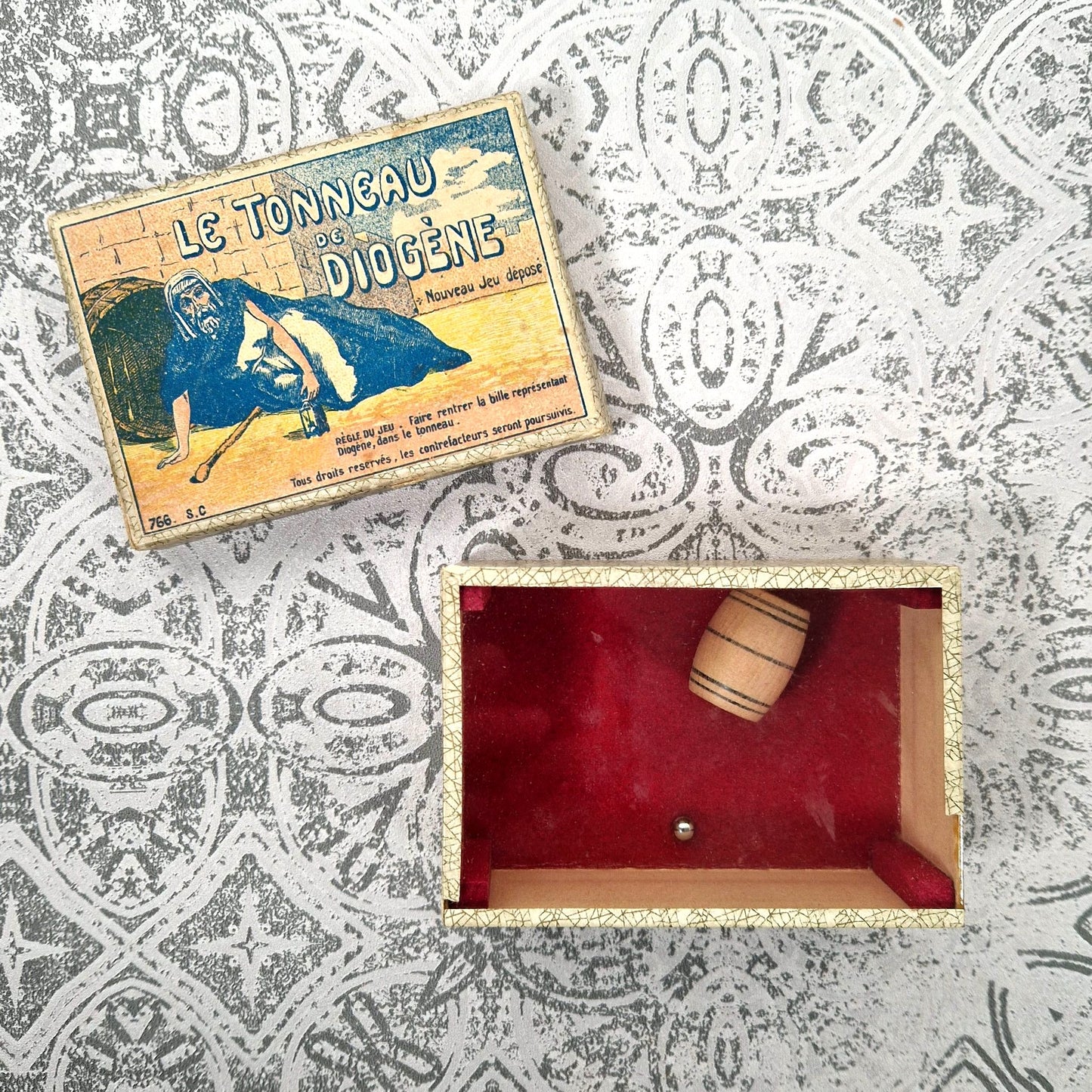 vintage game diogene barrel