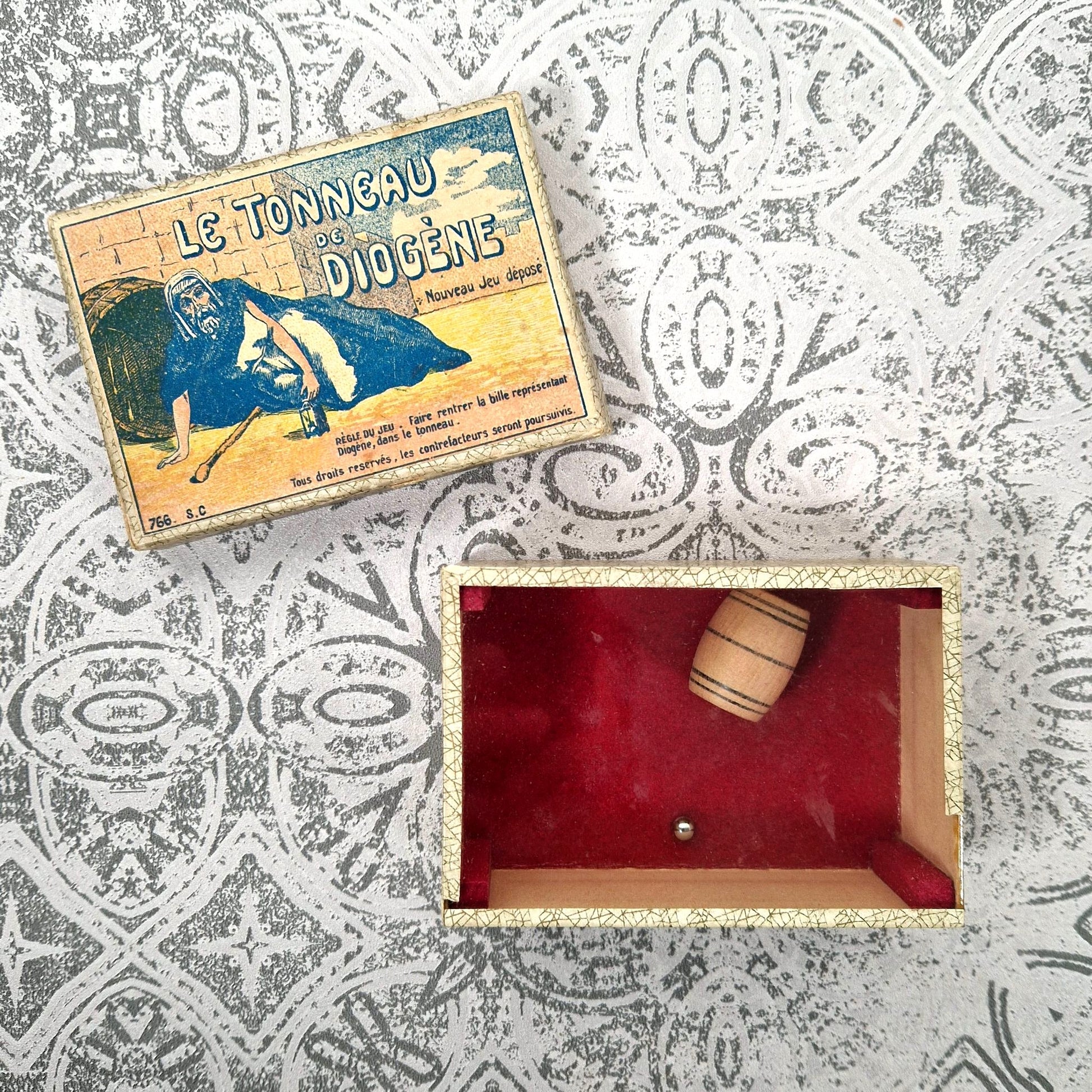 vintage game diogene barrel
