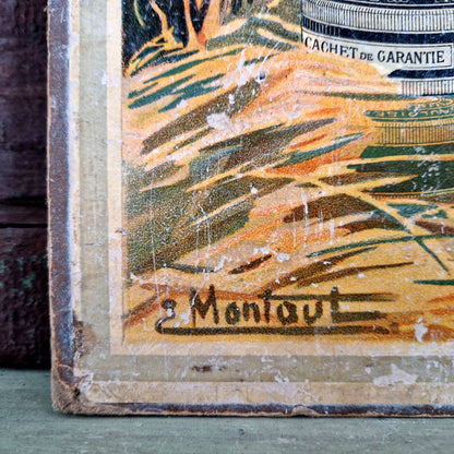 vintage gauloises shoe polish sign