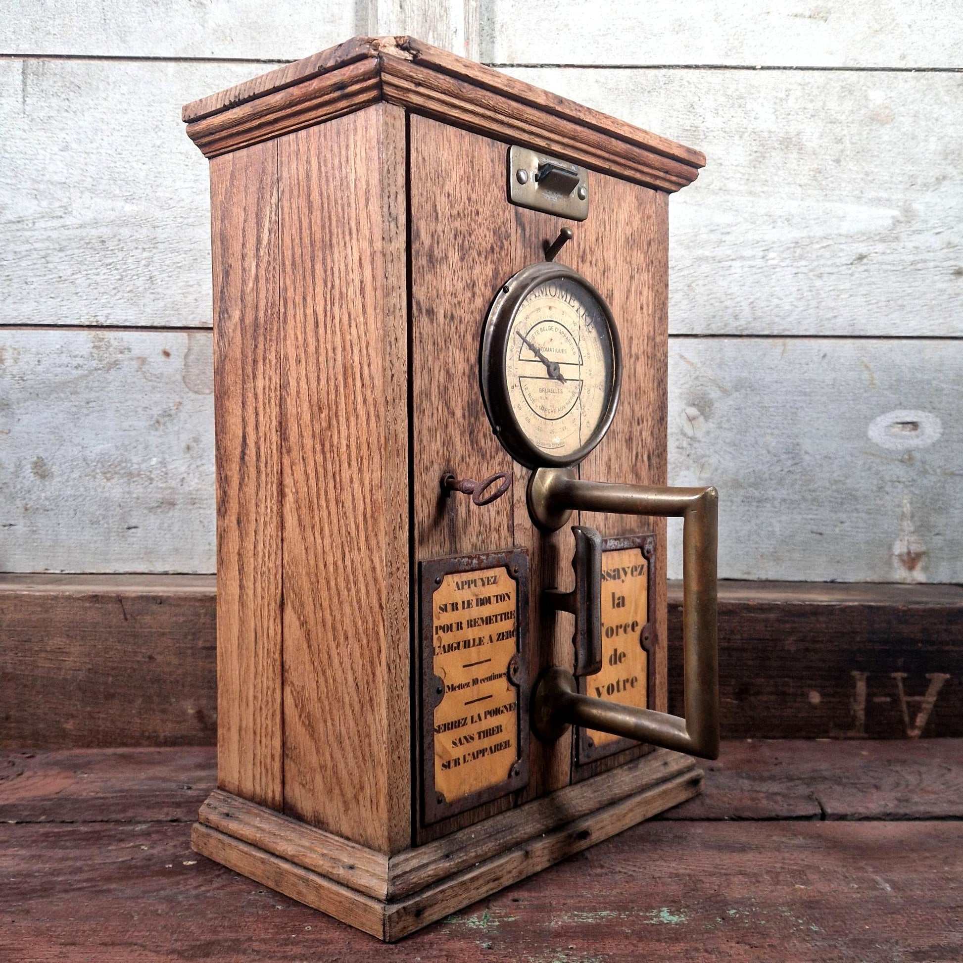 vintage hand strength tester 1930s