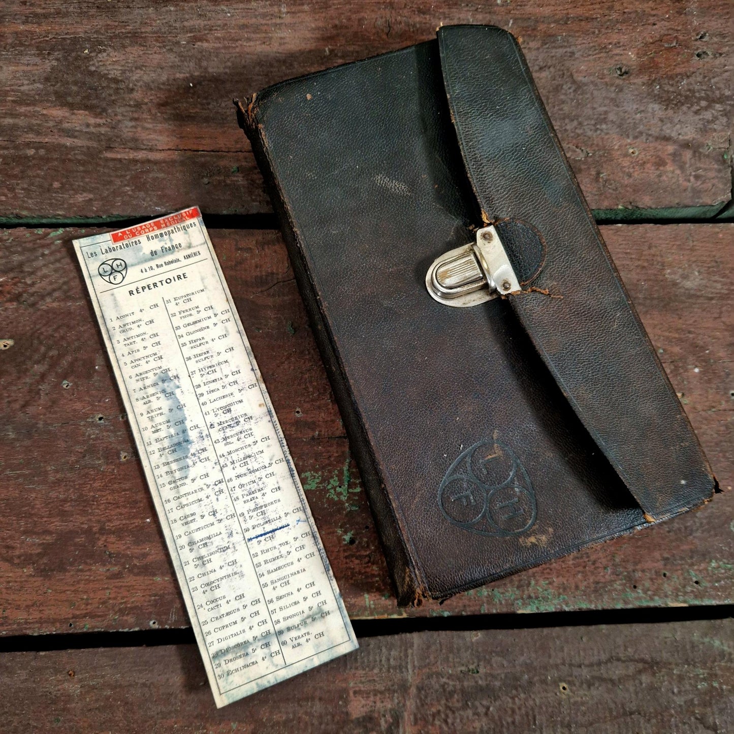 vintage homeopathy box lhf