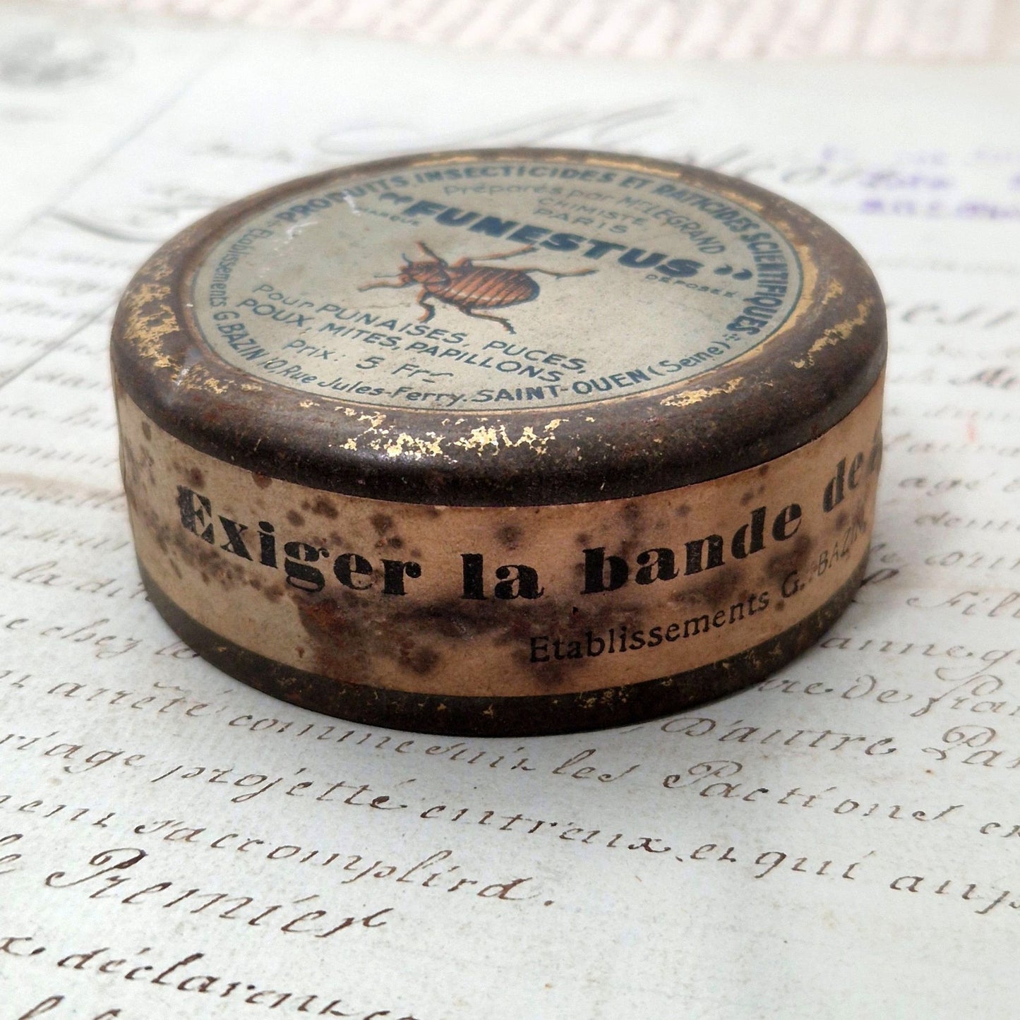 vintage insect powder funestus