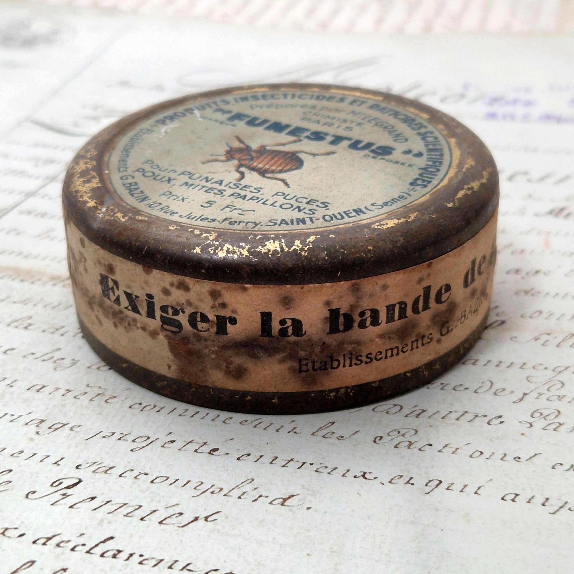 vintage insect powder funestus