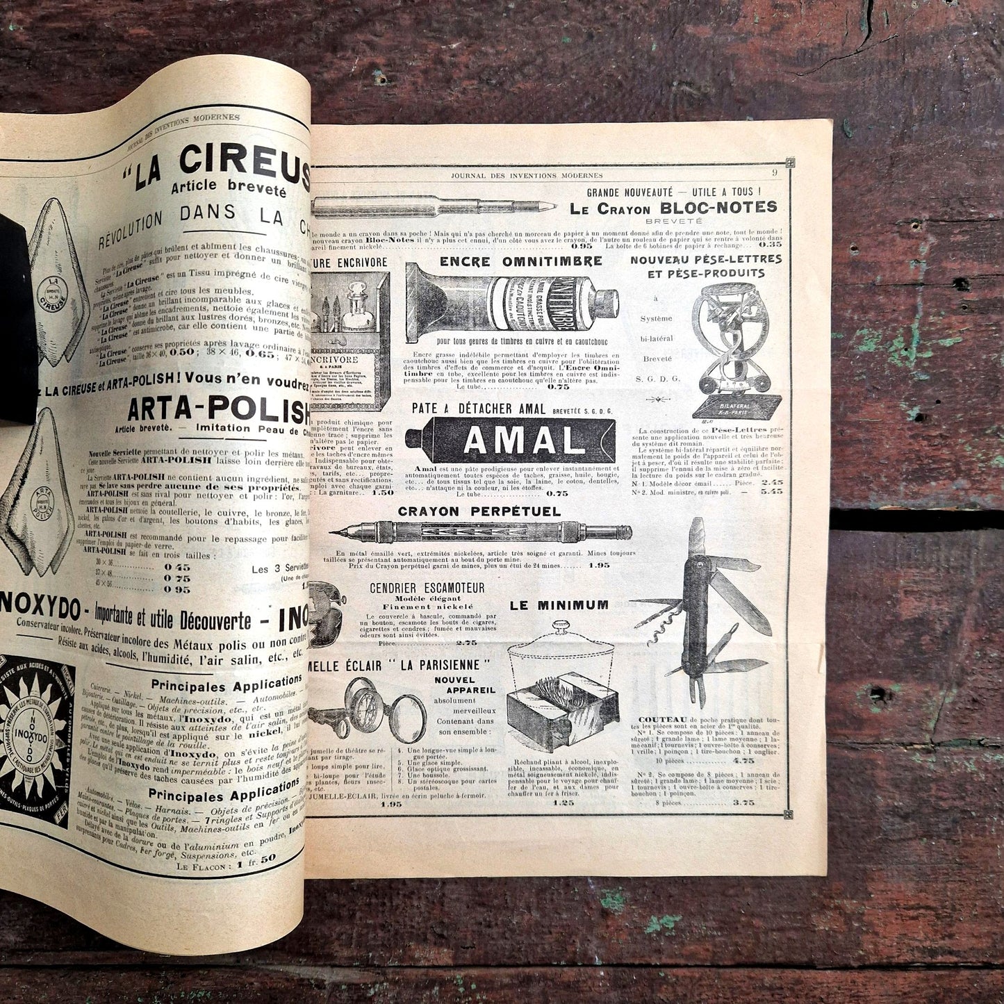 vintage inventions catalog paris 1912 France