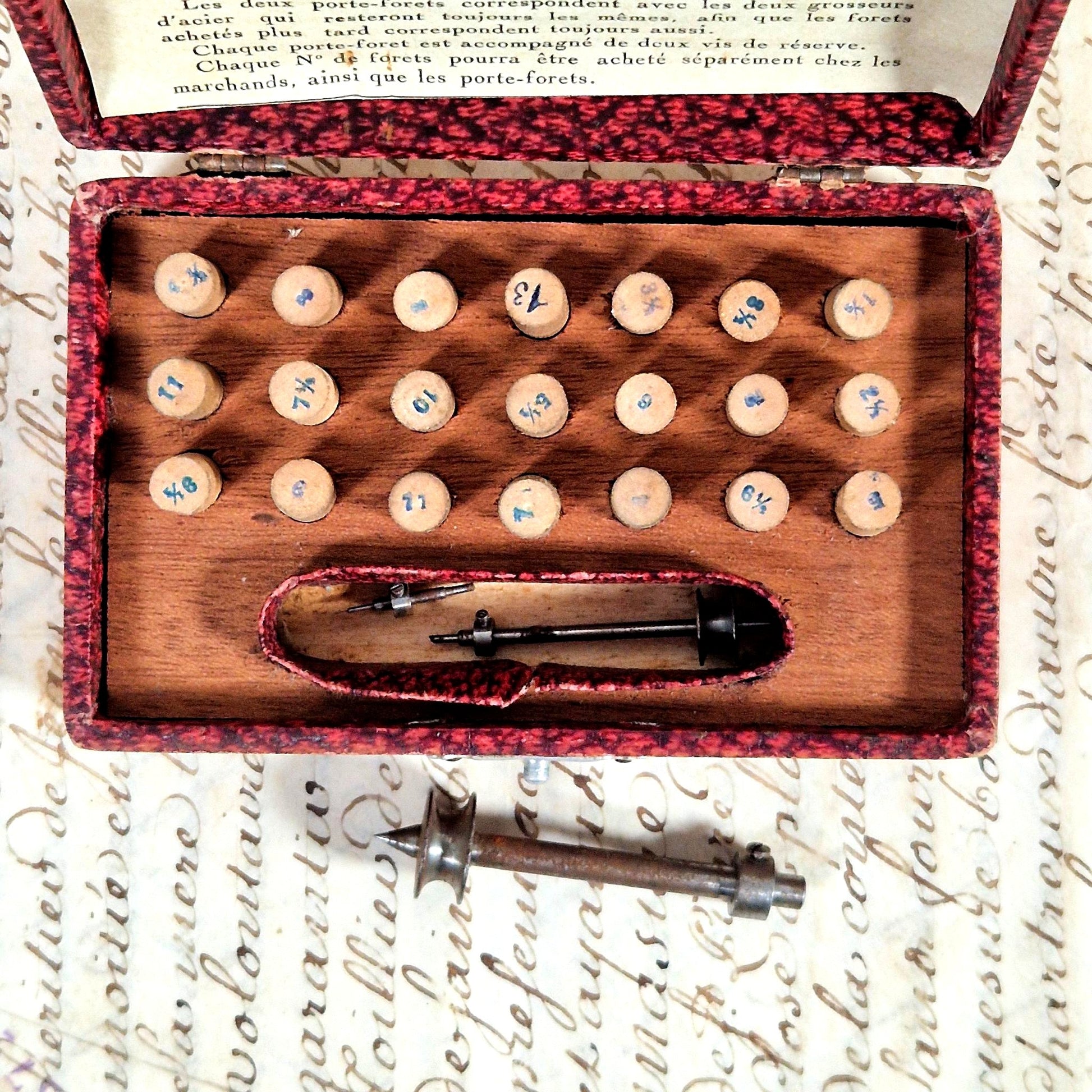 vintage jeweler micro drill box