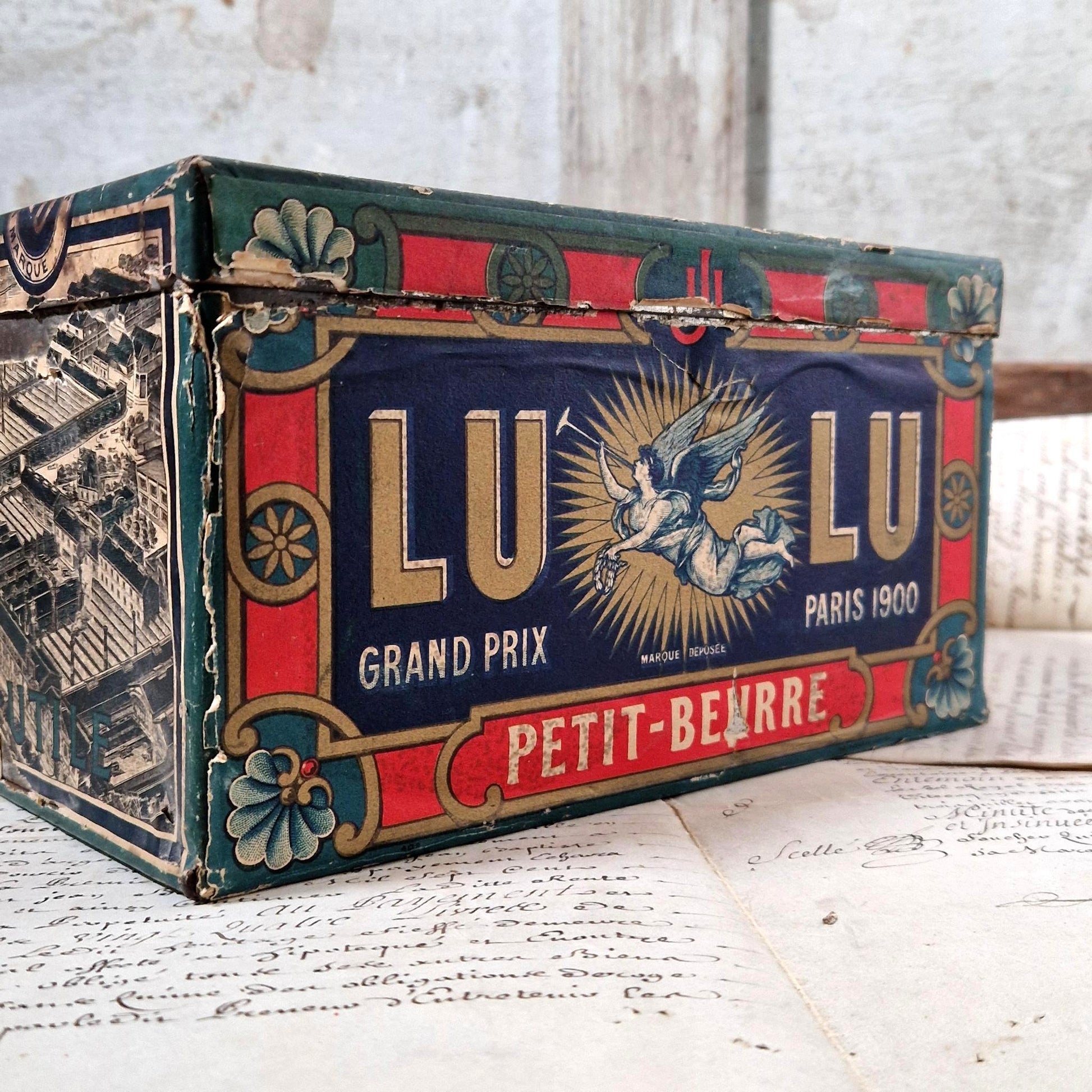 vintage lefevre utile advertising box