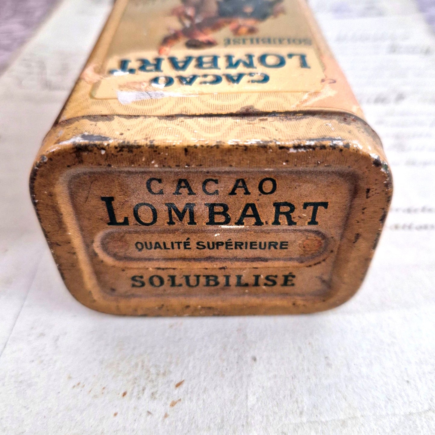 vintage lombart chocolate advertising