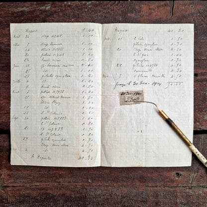 vintage medical document remedies 1901