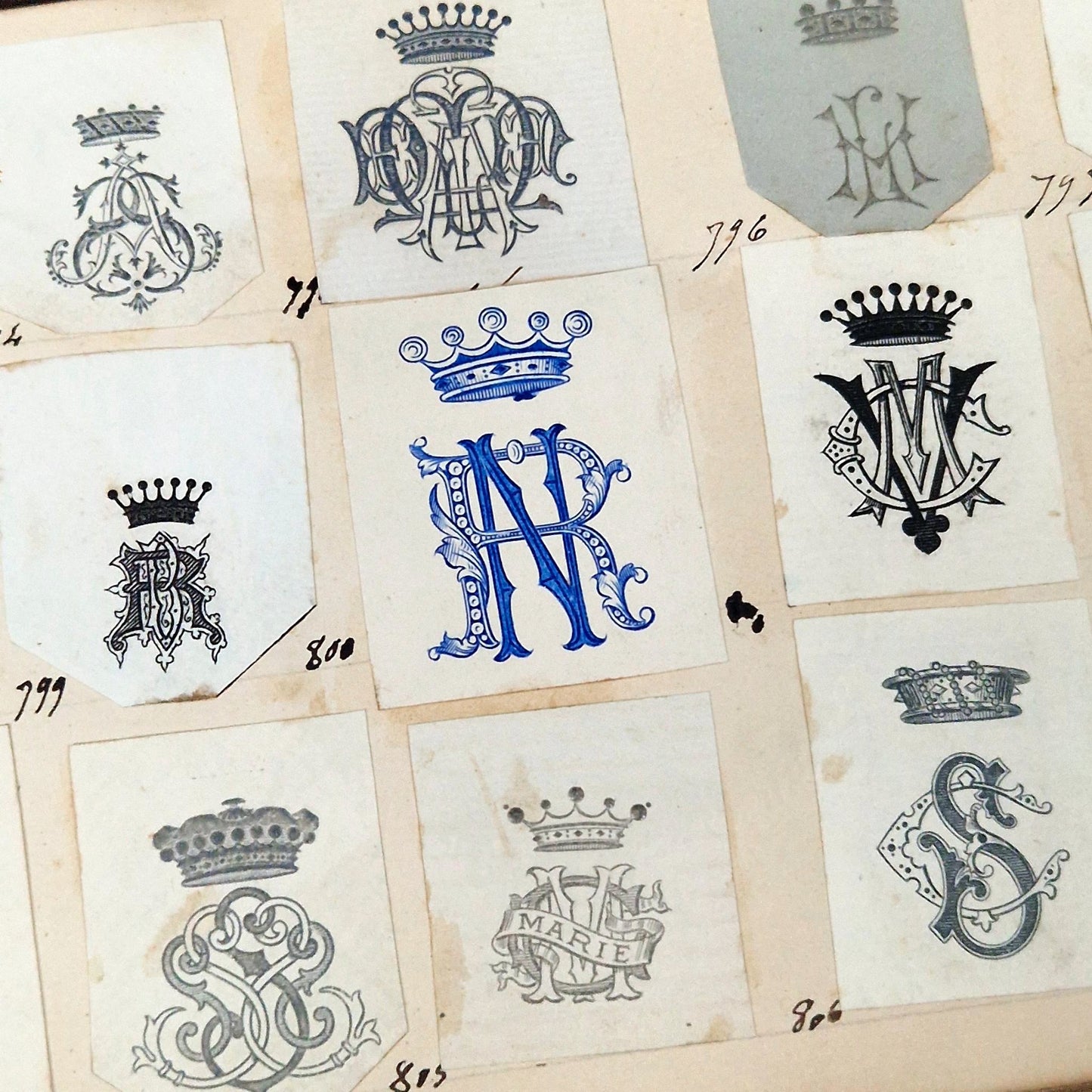 vintage monogram collection book