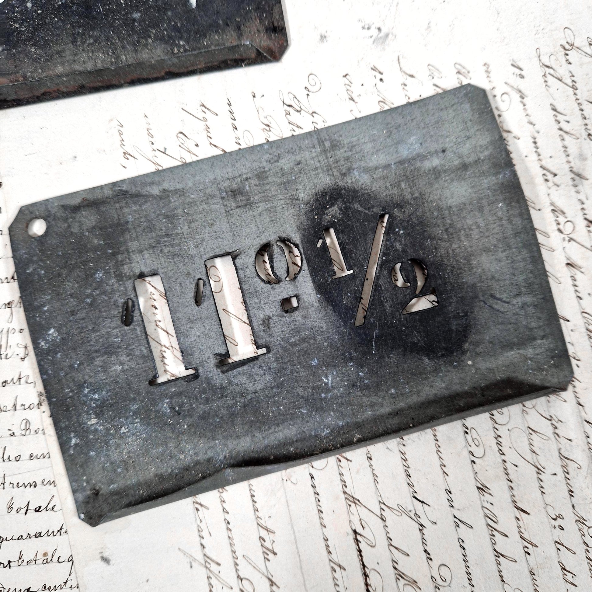 vintage numbered stencil set barrels