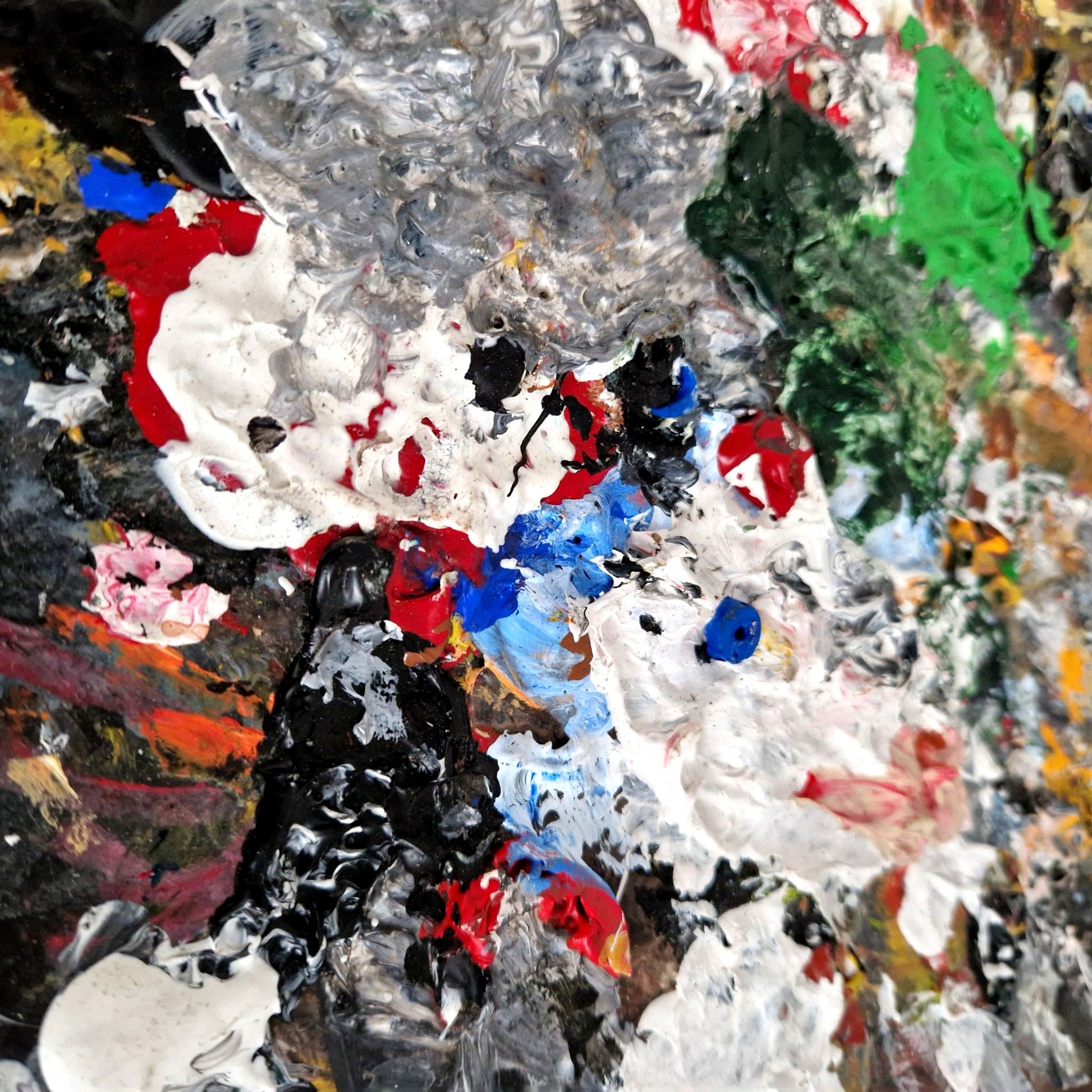 vintage painter palette double sided