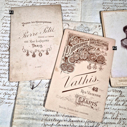 vintage paris photo studio portraits