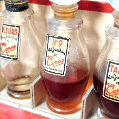 vintage perfume set caray paris