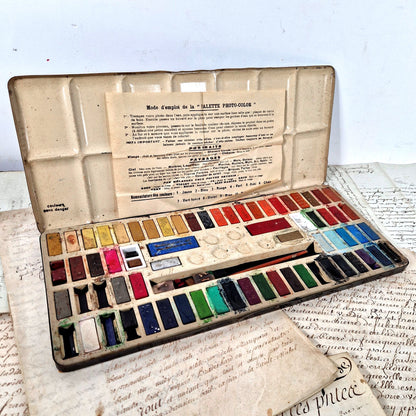 vintage photo coloring kit 1930s
