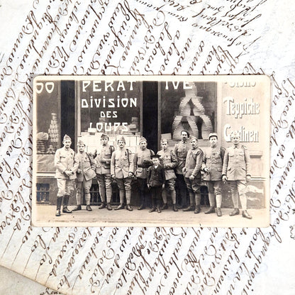 vintage photo french grocer perat
