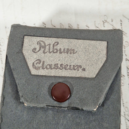 vintage photo index handwritten