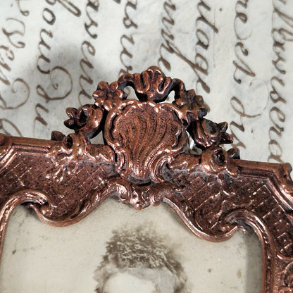 vintage portrait frame france