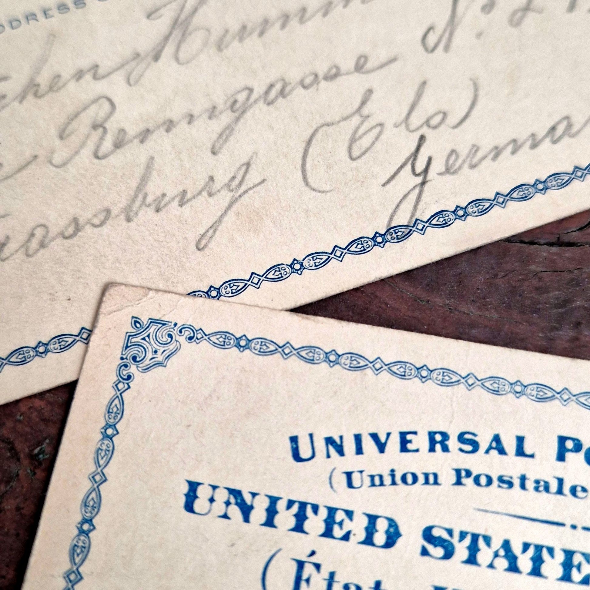 vintage post card USA