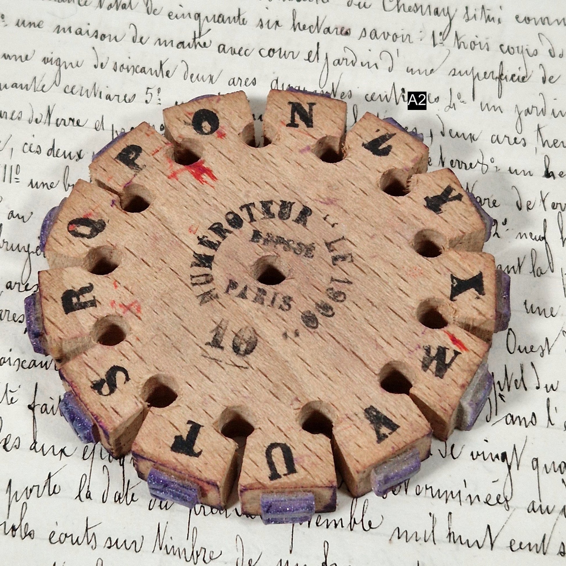 vintage printer numeroteur